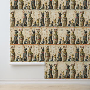 Vintager ägyptischer Bastet Tapete