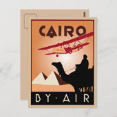 Vintager ägyptischer Reiseart Deko Postkarte (Vorne/Hinten)