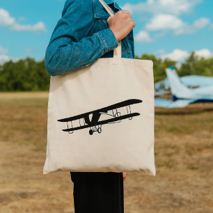 Vintager Airplane Totbeutel Tragetasche