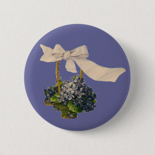 Vintager Aktionskorb für Violetten Button