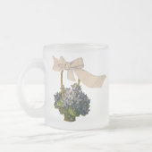 Vintager Aktionskorb für Violetten Mattglastasse (Links)