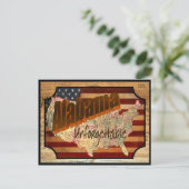 Vintager Alabama Staat Alte Postkarte (Stehend Vorderseite)