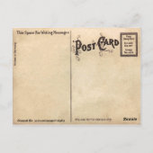 Vintager Alabama Staat Alte Postkarte (Rückseite)