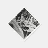 Vintager Alaska eskimo Malamute Schlittenrennen 19 Serviette (Ecke)