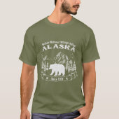 Vintager Alaskakodiak-Bärn-T - Shirt (Vorderseite)