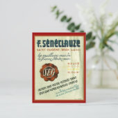 Vintager algerischer Wein, Oran Postkarte (Stehend Vorderseite)