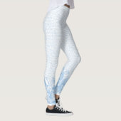 Vintager Alignment-Text und Border Light Leggings (Rechts)