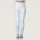 Vintager Alignment-Text und Border Light Leggings (Vorderseite)