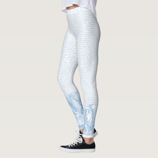 Vintager Alignment-Text und Border Light Leggings (Links)
