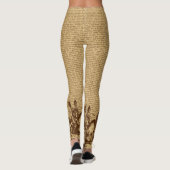 Vintager Alignment und braun Leggings (Rückseite)