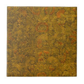 Vintager Allover mit Blumenmuster Fliese (Vorderseite)