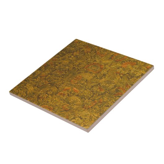 Vintager Allover mit Blumenmuster Fliese (Seite)