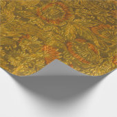 Vintager Allover mit Blumenmuster Geschenkpapier (Ecke)