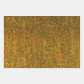 Vintager Allover mit Blumenmuster Geschenkpapier Set (Vorderseite 2)