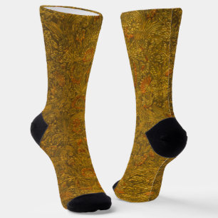 Vintager Allover mit Blumenmuster Socken