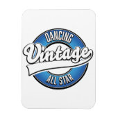 Vintager Allstar-Logo-Magnet Magnet (Vertikal)