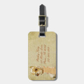 Vintager Alpaka-Gepäck-Umbau Gepäckanhänger (Vorderseite vertikal)