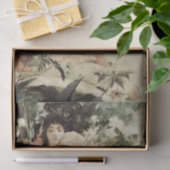 Vintager Alphonse Mucha Geist des Frühlings Seidenpapier (Geschenk)
