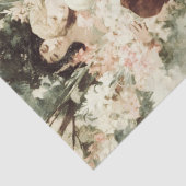 Vintager Alphonse Mucha Geist des Frühlings Seidenpapier (Detail)