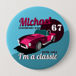 Vintager alter Name des legendären Papa Button