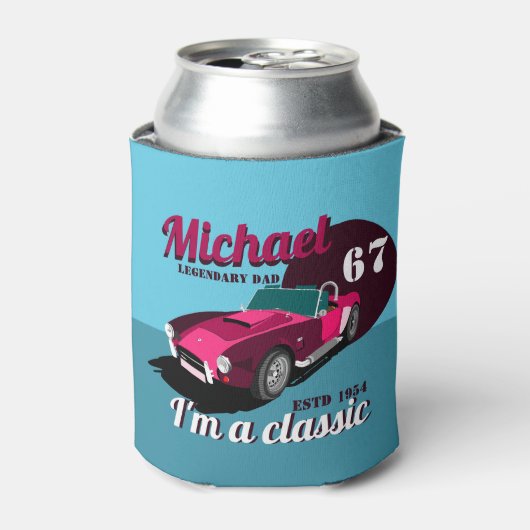 Vintager alter Name des legendären Papa Dosenkühler (Kanne Vorderseite)