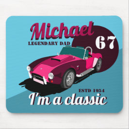 Vintager alter Name des legendären Papa Mousepad