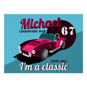 Vintager alter Name des legendären Papa Poster