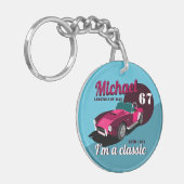 Vintager alter Name des legendären Papa Schlüsselanhänger (Vorderseite links)