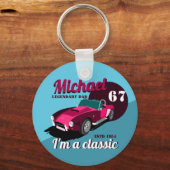 Vintager alter Name des legendären Papa Schlüsselanhänger (Vorderseite)