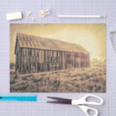 Vintager alter rustikaler Braunststand auf dem Fel Seidenpapier (Handwerk)