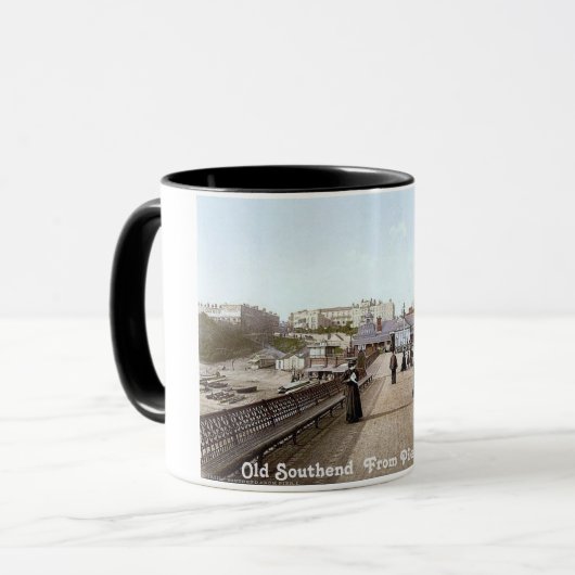 Vintager alter Süden vom Pier Tasse (Vorderseite Links)