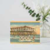 Vintager Altorchester Strand Hauptpost Postkarte (Stehend Vorderseite)