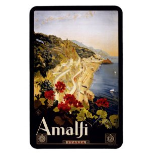 Vintager Amalfi-Italien-Magnet Magnet