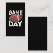 Vintager American Football Game Lover Visitenkarte (Vorne/Hinten)
