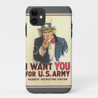 Vintager AMERIKANISCHE Armee-Einstellungs-Plakat Case-Mate iPhone Hülle