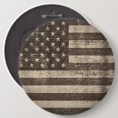 Vintager amerikanische Flaggen-Knopf Button (Vorne & Hinten)