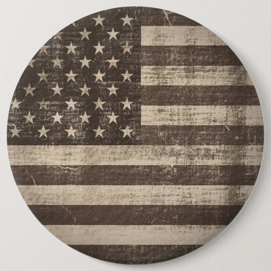 Vintager amerikanische Flaggen-Knopf Button (Vorderseite)