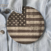 Vintager amerikanische Flaggen-Knopf Button (Beispiel)