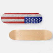 Vintager amerikanische FlaggeSkateboard Skateboard (Horizontal)