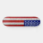 Vintager amerikanische FlaggeSkateboard Skateboard (Horizontal)