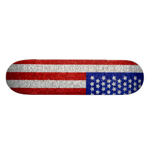 Vintager amerikanische FlaggeSkateboard Skateboard