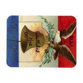 Vintager Amerikanische Unabhängigkeitstag Eagle Magnet (Horizontal)