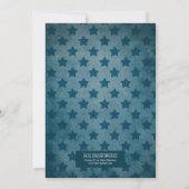 Vintager Amerikanische Unabhängigkeitstag Einladung (Rückseite)