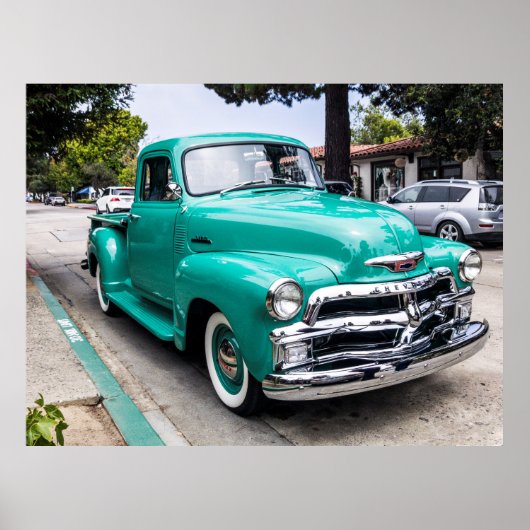 Vintager amerikanischer Abholwagen Poster (Vorne)