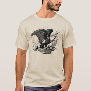 Vintager amerikanischer Adler (#9) Shirt