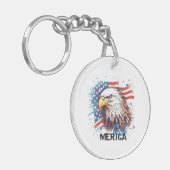 Vintager amerikanischer Adler Schlüsselanhänger (Vorderseite links)