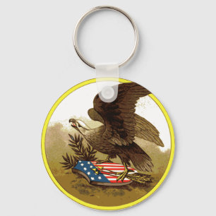 Vintager amerikanischer Adler-Schlüsselanhänger Schlüsselanhänger