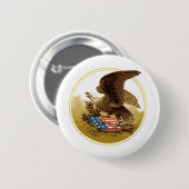 Vintager amerikanischer Adlerknopf Button (Vorne & Hinten)