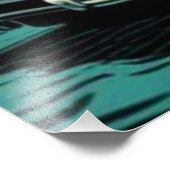 Vintager amerikanischer Autostrand. Bearbeitbarer Fotodruck (Ecke)