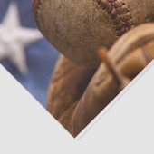 Vintager amerikanischer Baseball Seidenpapier (Ausschnitt)